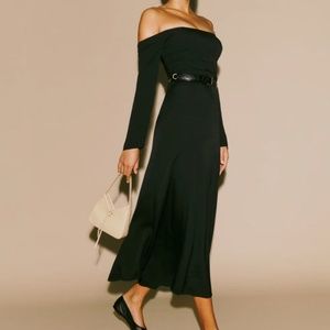 Reformation off-shoulder dress